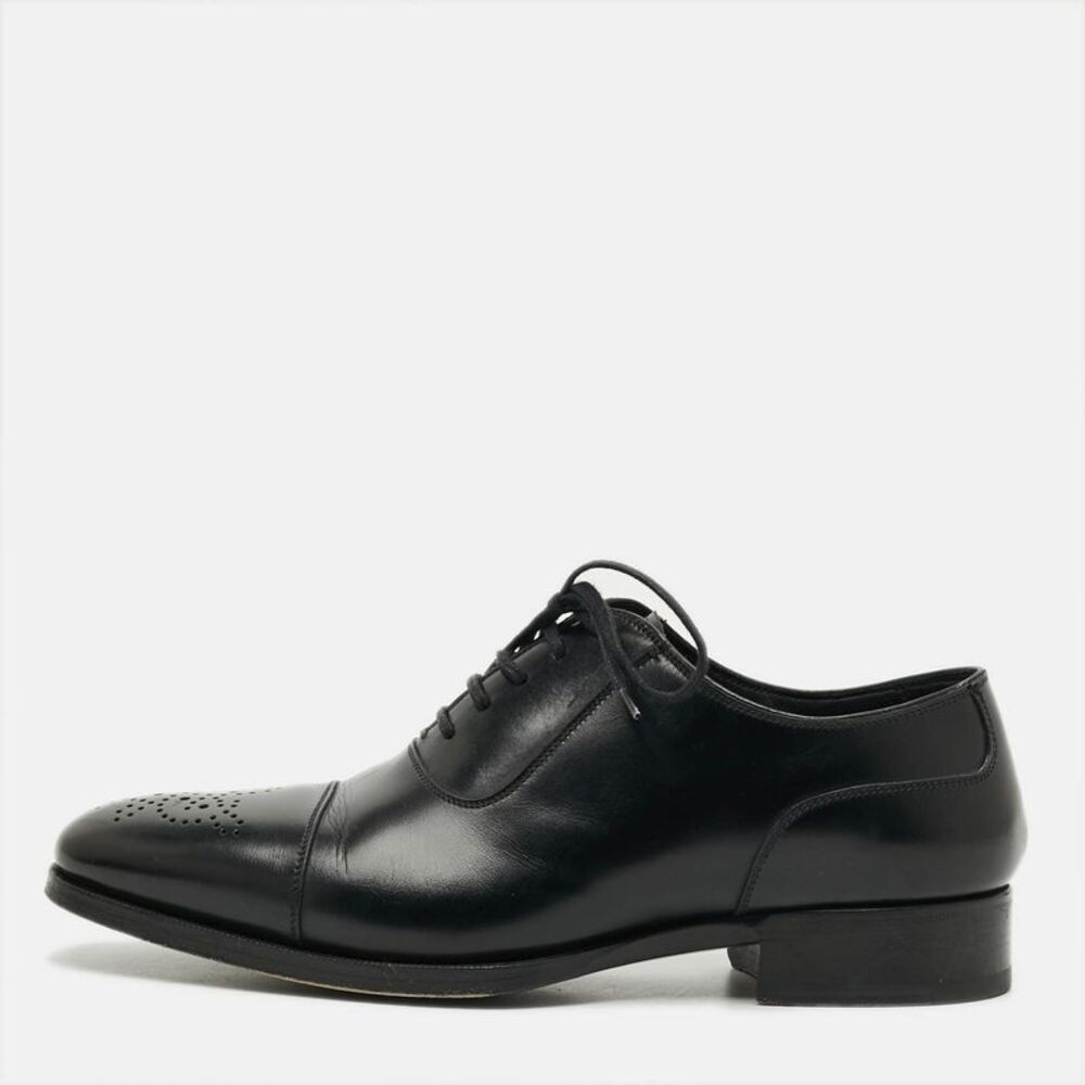 Tom Ford Size 39 Black Leather Oxfords